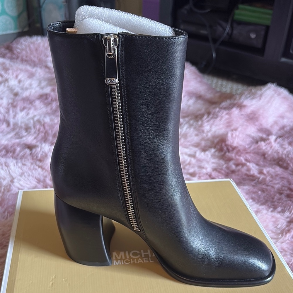 Michael Kors Black Ankle Boots - Picture 2 of 6